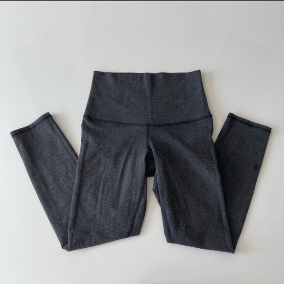 Lululemon Wunder Under High Rise Cotton Roll Down Crop 2 - Picture 2 of 13